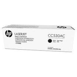 HP CC530AC (304A) Black Original Toner Cartridge - LaserJet CP2025n(C)
