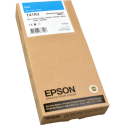 Epson T41R2 (C13T41R240) Cyan Original Cartridge - SC-T 3400