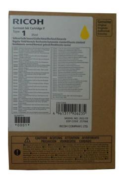 Ricoh Type 1 257066 Yellow Original Cartridge - Ri1000
