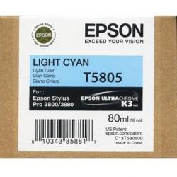 Epson C13T580500 (T5805) Light Cyan Original Ink - Stylus Pro 3800 (Without Box)