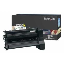 Lexmark C7702YS Yellow Original Toner Cartridge - C770 / C772 (B)