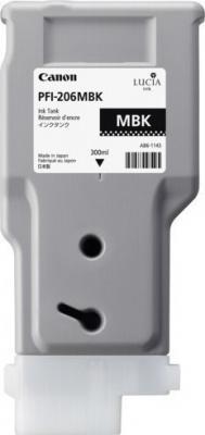 Canon PFI-206MBK (5302B001) Matte Black Original Cartridge - iPF6400 / iPF6450 (Ex)