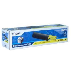 Epson C13S050187 Yellow Laser Toner Cartridge - C1100 / CX11 (U)