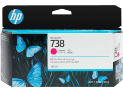 HP 498N6A (738) Magenta Original Cartridge - DesignJet T850 / T950