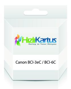 Canon BCI-3eC / BCI-6C Cyan Universal Compatible Cartridge - BJC-3000