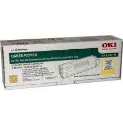 OKI 43865741 Yellow Original Toner - C5850 / C5950