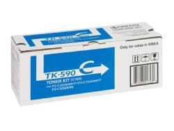Kyocera TK-590C (1T02KVCNL0) Cyan Original Toner - FS-C2026 / C2126 (Damaged Box)
