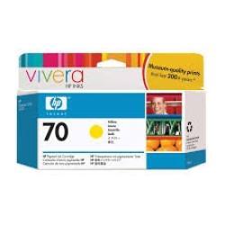 HP C9454A (70) Yellow Original Plotter Cartridge - Designjet Z2100 (Ex)