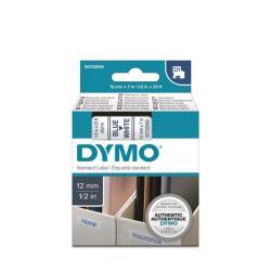 Dymo 45014 White/Blue D1 Replacement Ribbon (12 mm x 7 mt)