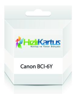 Canon BCI-6Y (4708A002AA) Yellow Compatible Cartridge - BJC-8200