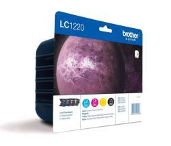 Brother LC1220 3lü Pack Color Original Cartridge - DCP-J125