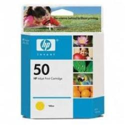HP 51650YE (50) Yellow Original Cartridge - DesignJet 650C (Ex)
