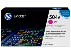 HP CE253A (504A) Magenta Original Toner Cartridge - CP3525 / CM3530