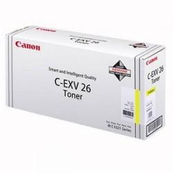Canon C-EXV26Y Yellow Original Toner Cartridge - IR-C1021 / IR-C1022 (C)
