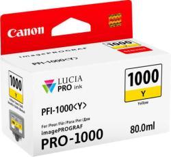 Canon PFI-1000Y (0549C001AA) Yellow Original Cartridge iPF Pro-1000