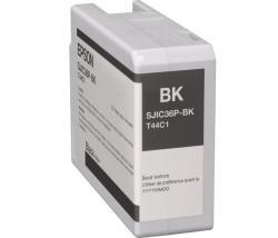 Epson SJIC36P-BK (C13T44C140) Black Original Cartridge - C6000 / C6500