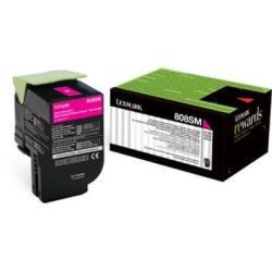 Lexmark 80C8SM0 (808SM) Magenta Original Toner - CX310 / CX410
