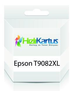 Epson C13T908240 (T9082) XL Cyan Compatible Cartridge - WF-6090 / WF-6590