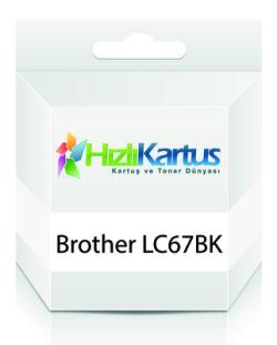 Brother LC67BK / LC1100BK Black Compatible Cartridge - DCP-385C