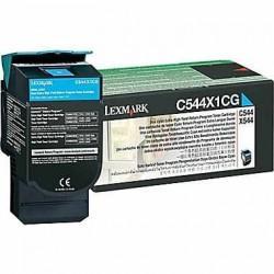 Lexmark C544X1CG Cyan Original Toner Cartridge - C540 / C544 (C)