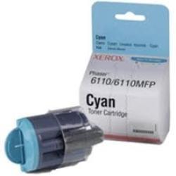 Xerox 106R01206 Cyan Original Toner Cartridge - Phaser 6110 (U)