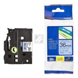 Brother TZe-561 Black Laminated Label on Blue 36mm x 8m
