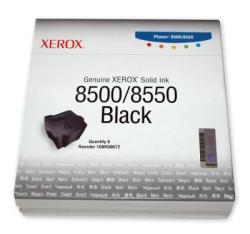 Xerox 108R00672 Black Original Solid Ink Toner Pack 6 - Phaser 8500