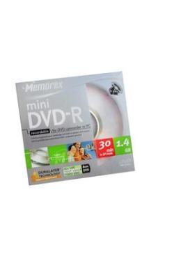 Memorex Mini DVD-R 1.4 GB Camera Recording Dvd