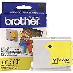 Brother LC51Y Yellow Original Cartridge - DCP-350C (U)