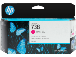HP 498N6A (738) Magenta Original Cartridge - DesignJet T850 / T950