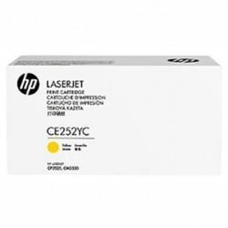 HP CE252YC (504A) Yellow Original Toner Cartridge - CP3525 / CM3530