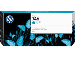 HP P2V80A (746) Cyan Original Cartridge - DesignJet Z6 / Z9+dr (Ex)