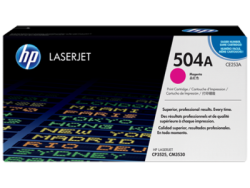 HP CE253A (504A) Magenta Original Toner Cartridge - CP3525 / CM3530 (C)