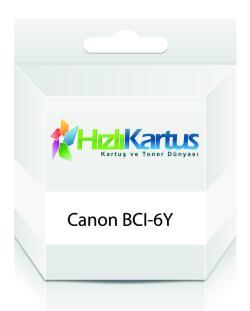 Canon BCI-6Y (4708A002AA) Yellow Compatible Cartridge - BJC-8200