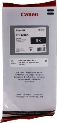 Canon PFI-320BK (2890C001) Black Original Cartridge - TM-200 / TM-205 (Ex)