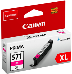 Canon CLI-571XL M (0333C001) High Yield Magenta Original Cartridge - MG5700 / MG6800