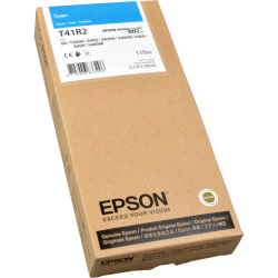Epson T41R2 (C13T41R240) Cyan Original Cartridge - SC-T 3400