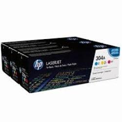 HP CF372AM (CC531A+CC532A+CC533A) 304A 3-pack Original Toner Cartridge