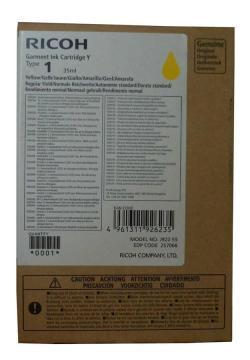 Ricoh Type 1 257066 Yellow Original Cartridge - Ri1000