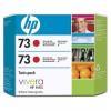 HP CD952A (73) Chromatic Magenta Original Plotter Cartridge 2-pack - Z3200 (Ex)