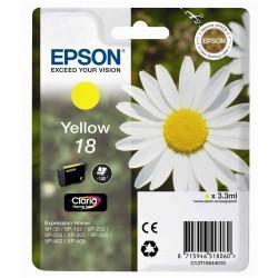 Epson C13T18044010 (18) Yellow Original Ink - XP-202 (Ex)