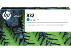 HP 4UV76A (832) Cyan Original Latex Cartridge - Lateks 700W (Ex)