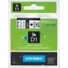 Dymo 45013 D1 Black on White Original Label (12 mm x 7 mt)