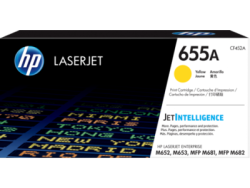 HP CF452A (655A) Yellow Original Toner Cartridge - Laserjet M652dn / M653dn