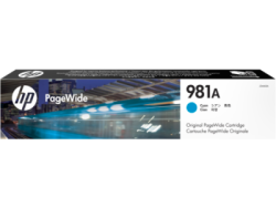 E - HP J3M68A (981A) Cyan Original Cartridge - PageWide 556dn / MFP586z (Ex)