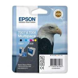Epson C13T00740310 (T007&T008) Multıpack Original Ink Cartridge (Ex)
