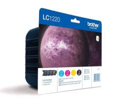 Brother LC1220 3lü Pack Color Original Cartridge - DCP-J125