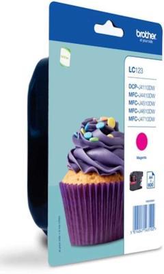 Brother LC123 Magenta Original Cartridge - DCP-J132W / DCP-J752DW