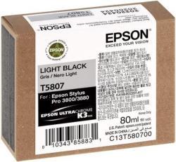 Epson C13T580700 (T5807) Light Black Original Cartridge - Pro 3800 (Ex)