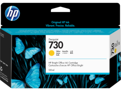 HP P2V64A (730) Yellow Original Cartridge - T1600 / T1700 (Ex)